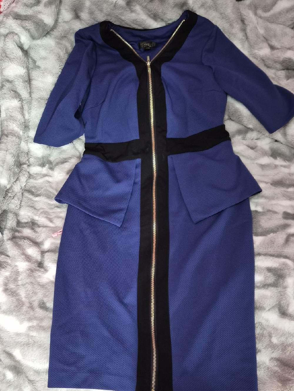 Thalia Sodi Royal Blue Pencil Dress Size Small